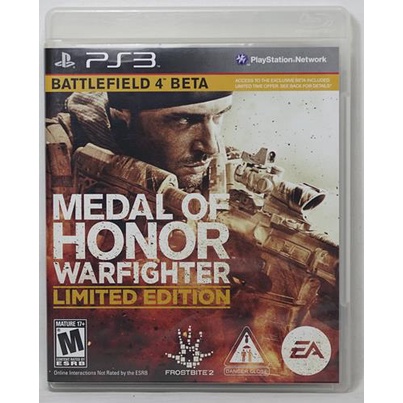 PS3 英文版 榮譽勳章 鐵血悍將 Medal of Honor Warfighter LIMITED EDITION