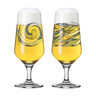 RITZENHOFF | 傳承時光系列 黃金麥穗/生命之水/啤酒花錐 皮爾森啤酒對杯(2入)