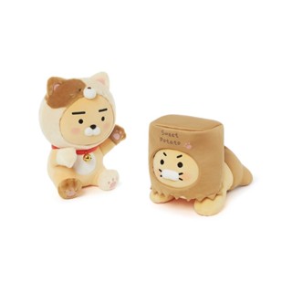 [預購]Kakao friends Ryan萊恩 春植 招財貓 地瓜袋 造型娃娃 玩偶 抱枕 寵物貓韓國代購