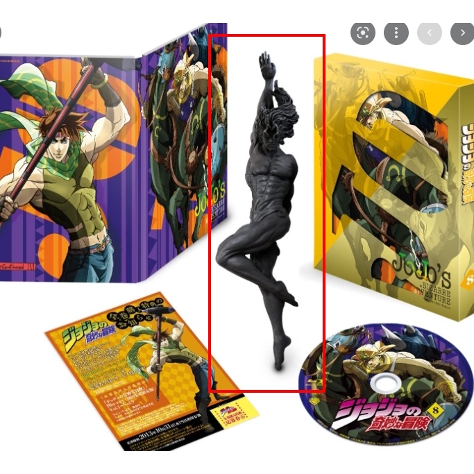 [拆檢] 日版 JOJO的奇妙冒險 第8巻 藍光 特典 柱之男 桑塔納 4G USB 隨身碟 JOJO  空氣供給管