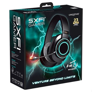 👑專業頑家👑無線 USB 耳機 Creative SXFI Gamer 電競耳機 耳罩式 藍芽耳機 聲晰飛 耳麥