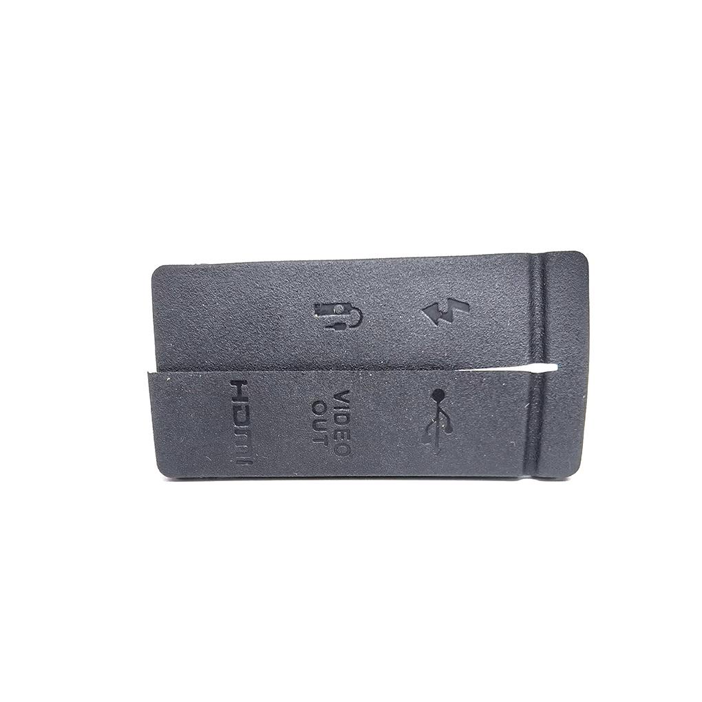 &lt;2fire&gt; Usb 蓋皮革 HDMI 兼容視頻輸出相機 USB 橡膠蓋微型插頭防塵部件門數字部件底部橡膠