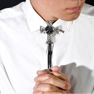 【MF select】 凱爾特結十字架 保羅領帶 Bolo Tie 領帶 真皮皮繩 皮繩領帶 皮繩項鍊 領繩 領結