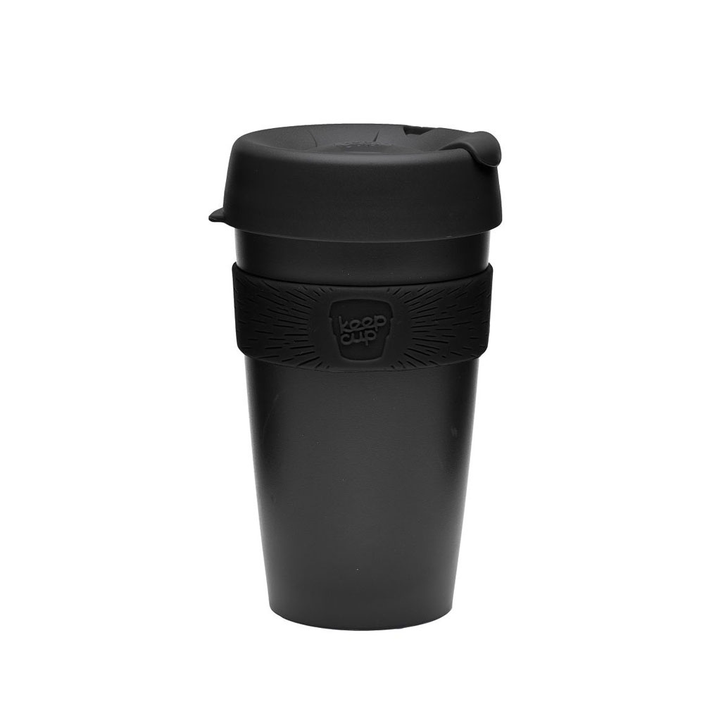 【現貨】澳洲 KeepCup 極輕隨行杯 L (黑曜石) 16oz 咖啡杯 隨行杯 環保杯 隨身咖啡杯