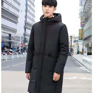 新款反季男士羽絨服男中長款過膝加厚冬季外套暖韓版潮流清倉 大衣外套 男生外套 防風外套 棉襖 厚外套 冬天外套 外套男