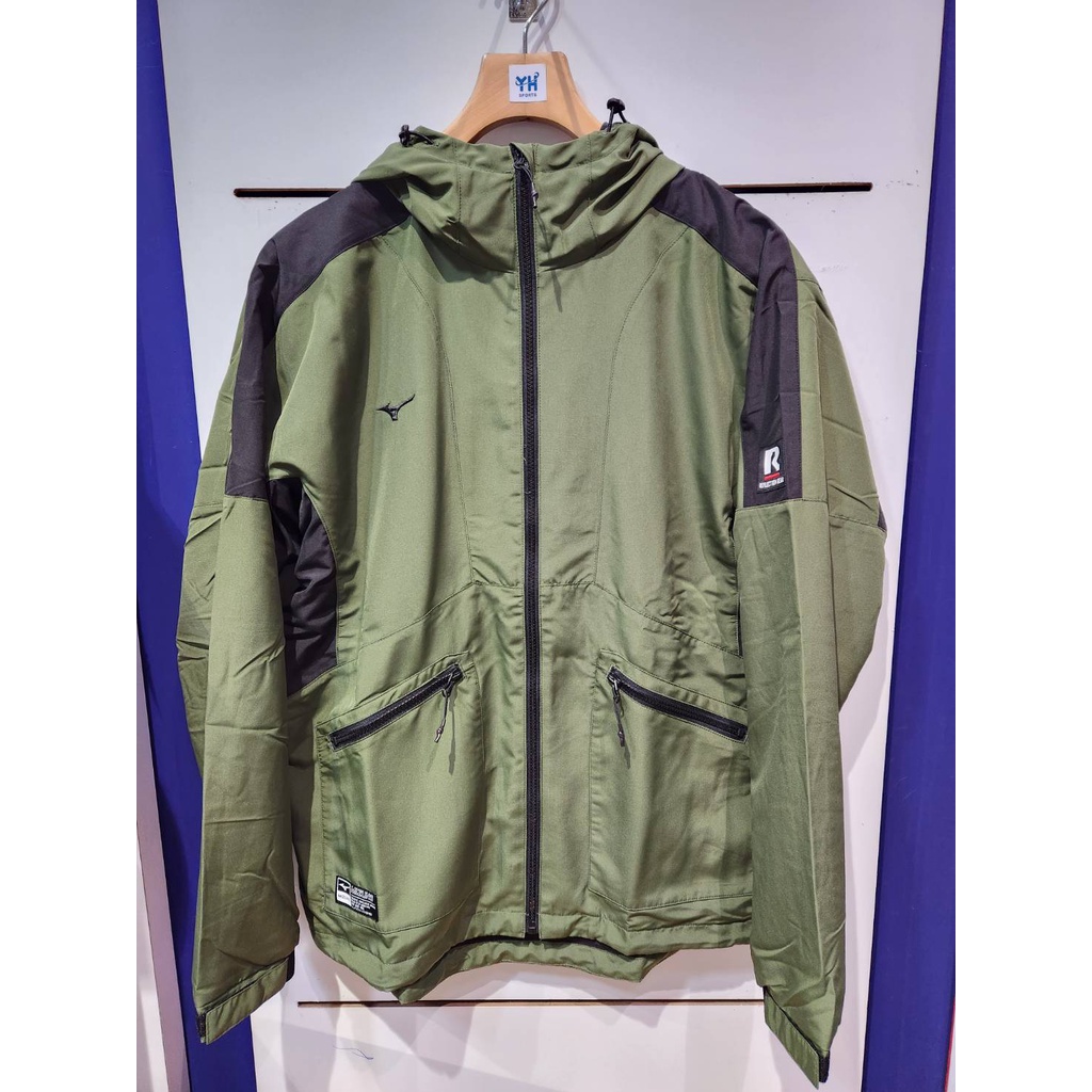 【MIZUNO】男款 冬天 刷毛保暖外套 發熱內裡 防潑水32TE258438軍綠色