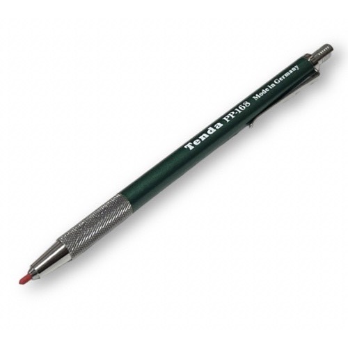 TENDA 工程筆 PP-168 2.0MM 銅管 三爪 紅 建築用 漸進式自動工程筆 製圖筆 木工筆