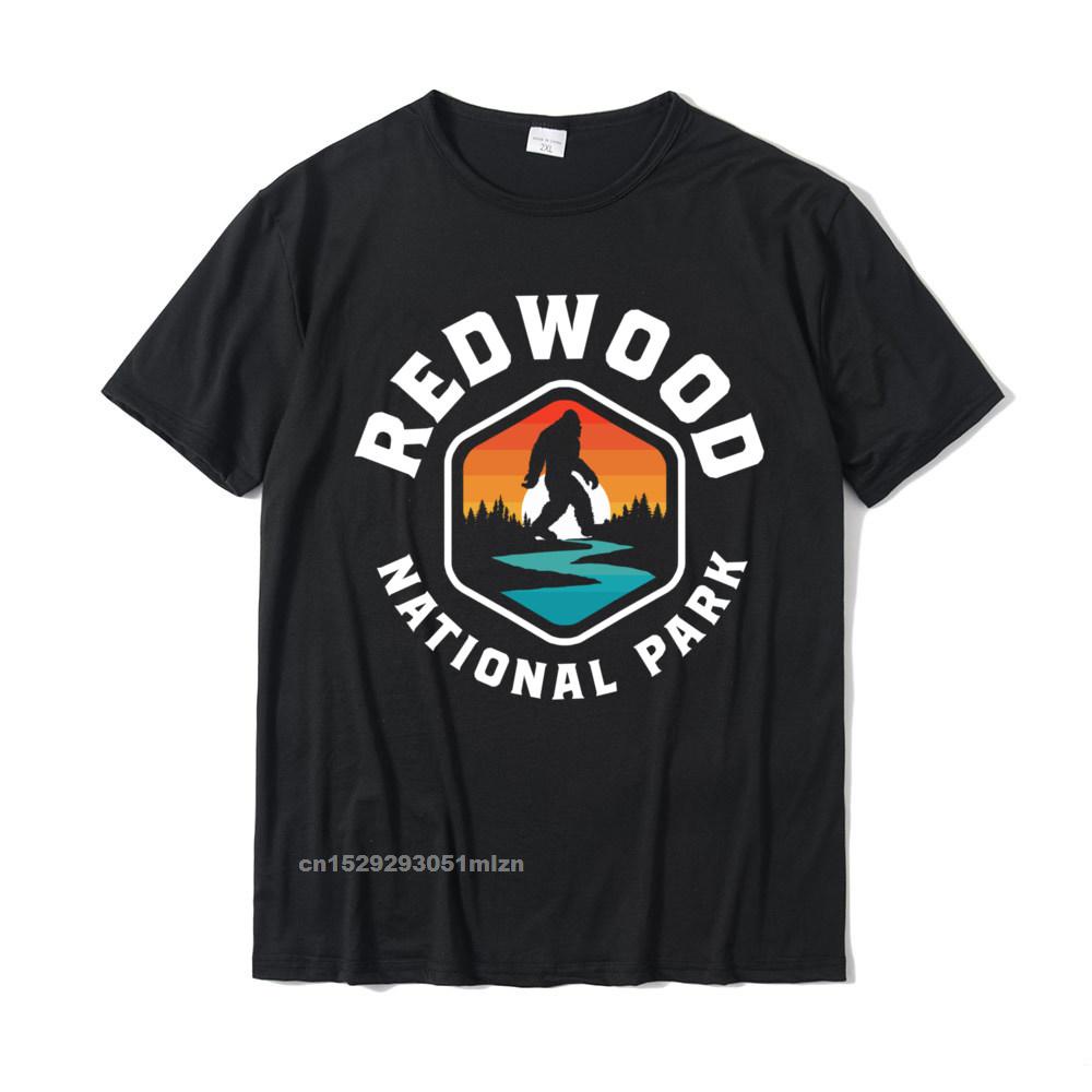 Redwood National Park Vintage Bigfoot 戶外套頭衫 Camisas 批發男士 T 恤