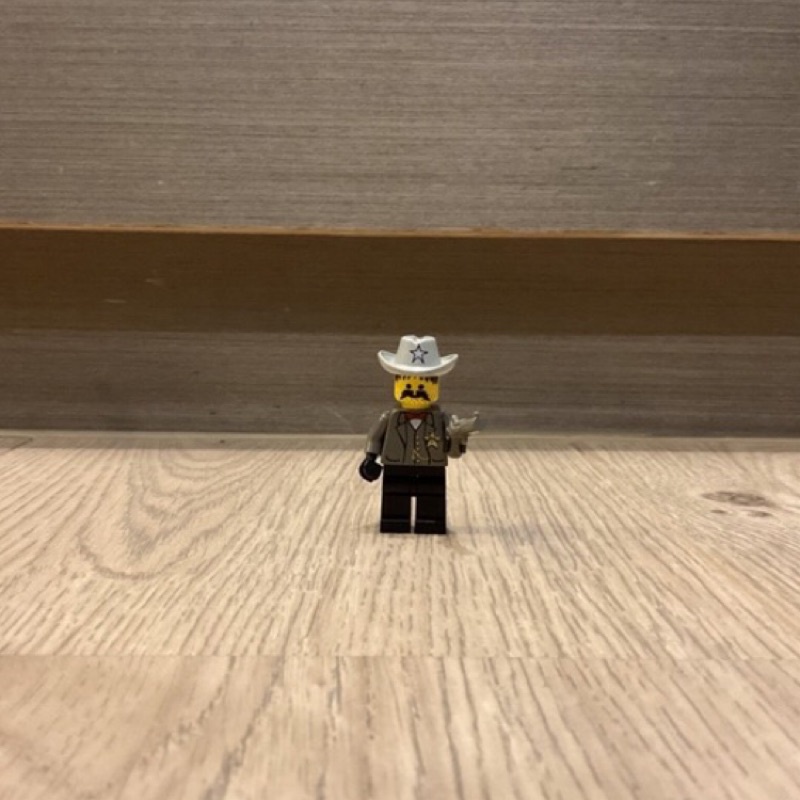 LEGO樂高經典絕版WESTERN大西部系列警長/牛仔/盜賊人偶組