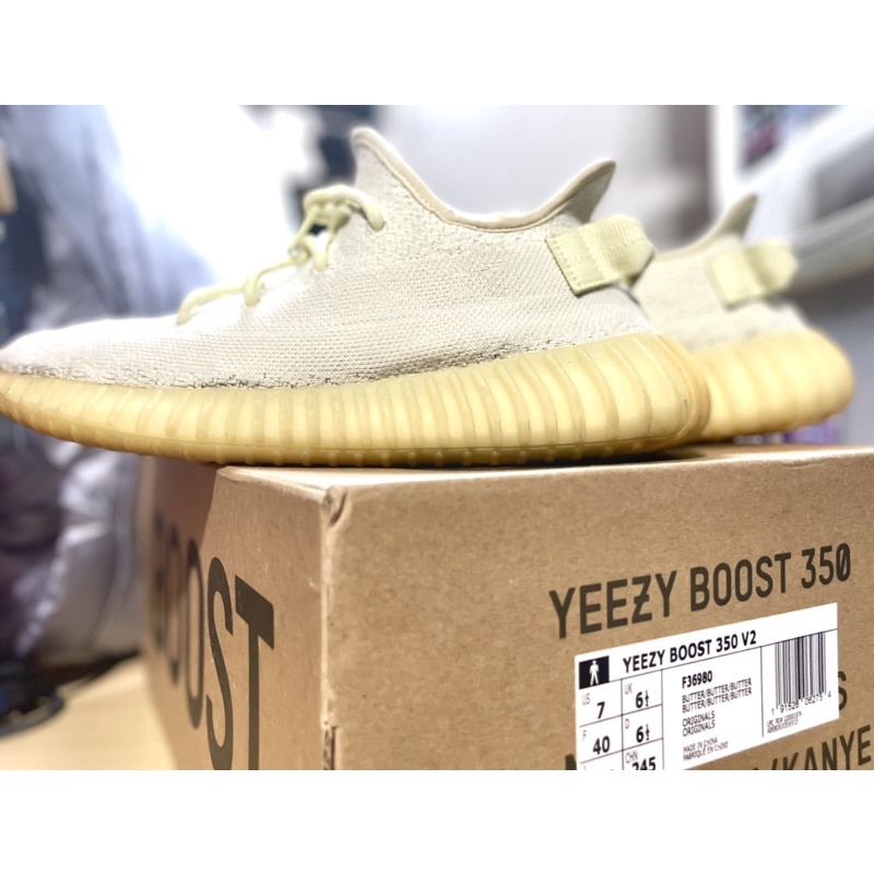 二手正品 adidas Yeezy boost 350 butter