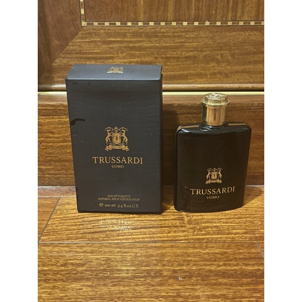 TRUSSARDI Uomo 百年紀念款男性淡香水 100ml 9.5成新 僅噴過一兩次