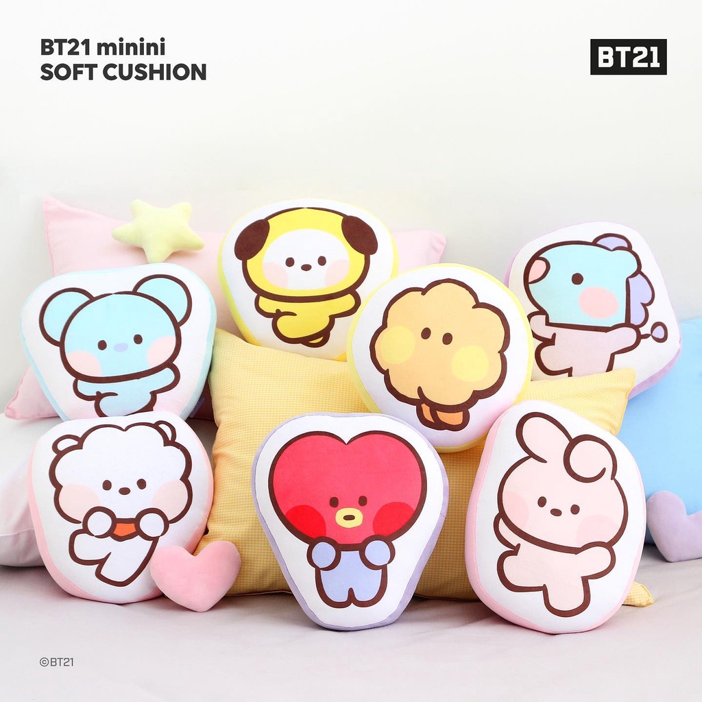 【預購】BT21 MININI 抱枕 x NARA HOME DECO minini SOFT CUSHION