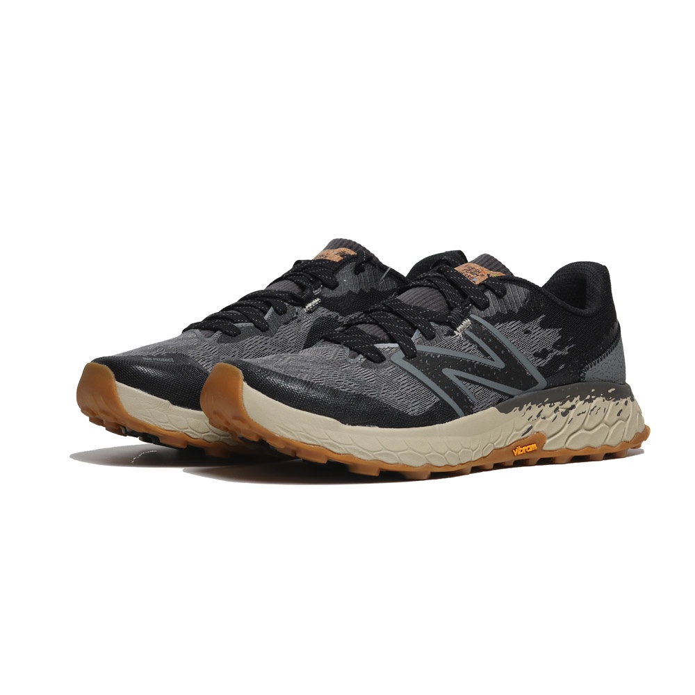 NEW BALANCE 越野鞋 NB HIERRO V7 黑水泥灰 黃金大底VIBRAM 運動 男 MTHIERK7