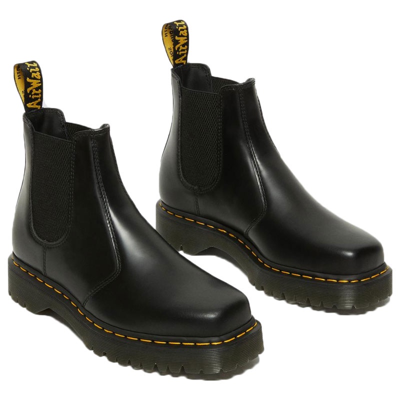 Dr.Martens 2976 BEX SQUARED TOE CHELSEA 方頭加厚 馬汀 切爾西靴 (黑色)