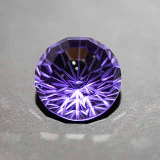 天然紫水晶寶石切割裸石戒指裝飾項鍊配件