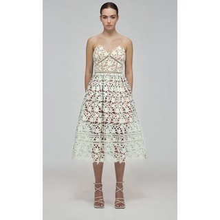 全新 Self Portrait Azaelea Mint Dress UK6薄荷綠 台灣專櫃購入 可議價