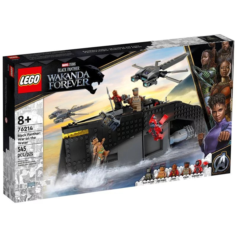 樂高LEGO超級英雄系列黑豹：水上戰爭76214