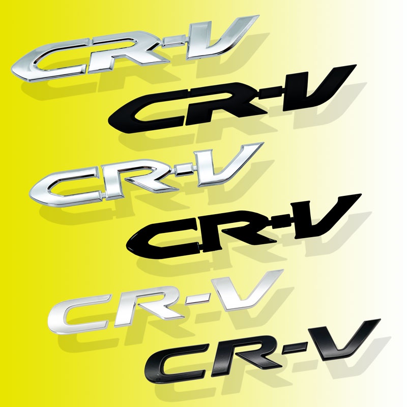 3d ABS CRV CR-V 標誌汽車擋泥板標誌貼紙後備箱徽章貼花適用於本田思域雅閣奧德賽 JAZZ CRV 適合配件