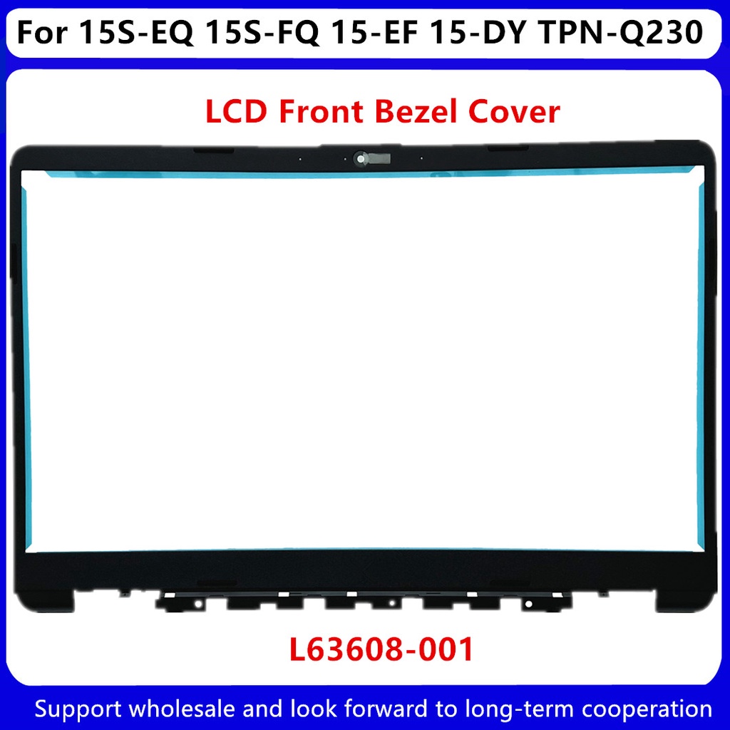 全新適用於 HP 15S-EQ 15S-FQ 15-EF 15-DY TPN-Q230 框架 LCD 擋板蓋 L6360