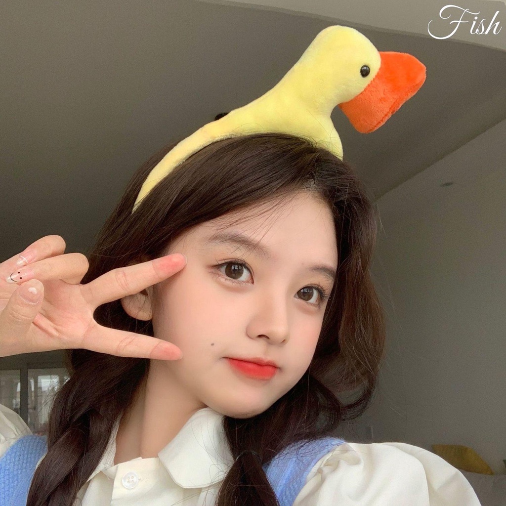 日韓可愛髮箍✨創意髮箍 可愛大嘴尖叫鴨子發箍少女心卡通頭箍洗臉發卡賣萌軟妹發飾頭飾潮 髮箍 頭箍 髮飾