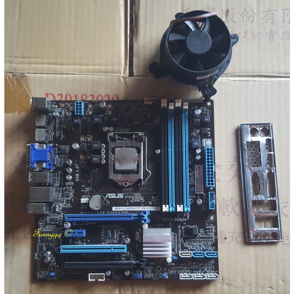 asus b85m plus+i5 4570 (1150腳位 CPU+主機板)