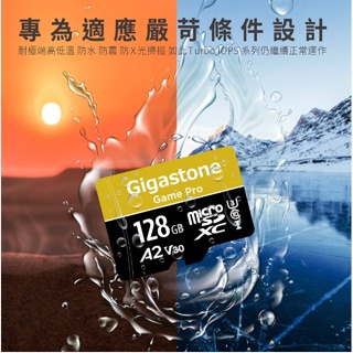 【Gigastone】microSDXC 128GB U3 A1 V30 記憶卡