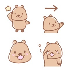 Line日本🇯🇵表情貼∣Quokka wallaby everyday emoji