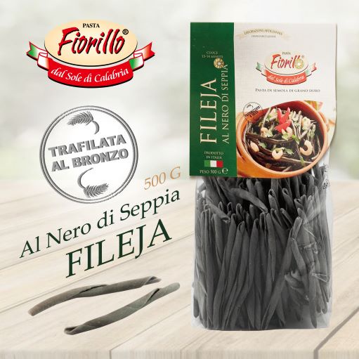 【 菲奧里洛】傳統棍子形墨魚味義大利麵 FIorillo - Fileja Al Nero Di Seppia 500g