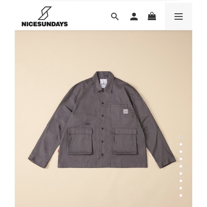 Nicesundays N247 Work Coat / Gray L
