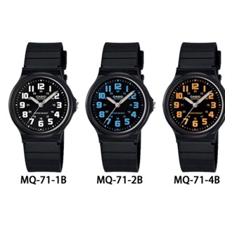 CASIO 卡西歐 中性簡約數字指標手錶(考試必備) MQ-71(原廠公司貨）