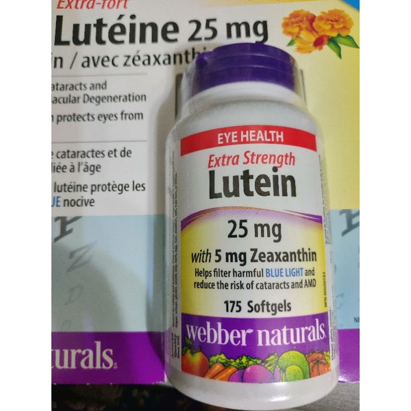 Webber naturals 葉黃素 Lutein 25mg