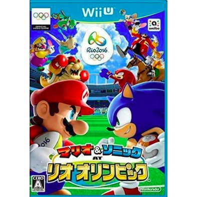 WiiU遊戲片 Wii U 遊戲片 瑪利歐奧運＆音速小子 AT 2016 里約熱內盧奧運 wii主機不可讀取