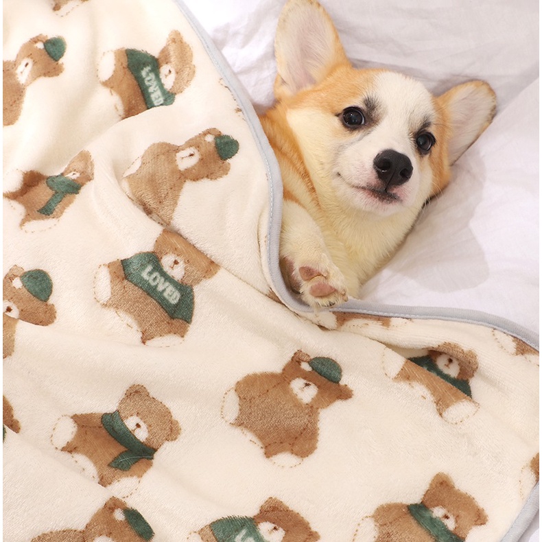 魔法小被被 好躺好睡 保暖 加厚毛毯 法蘭絨 冬季加絨款 雙面加厚 貓睡墊 狗毛毯