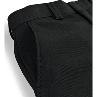 ZENO傑諾-厚暖刷毛條紋平面西裝褲-黑色 30-42