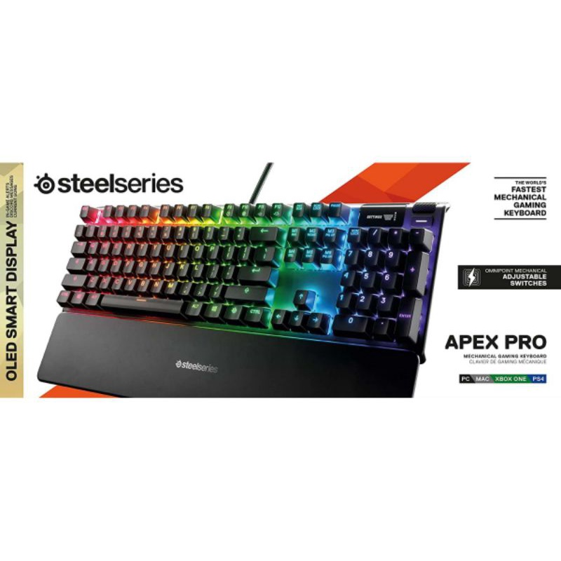 SteelSeries APEX PRO 磁力軸 機械式鍵盤 中文 英文 RGB