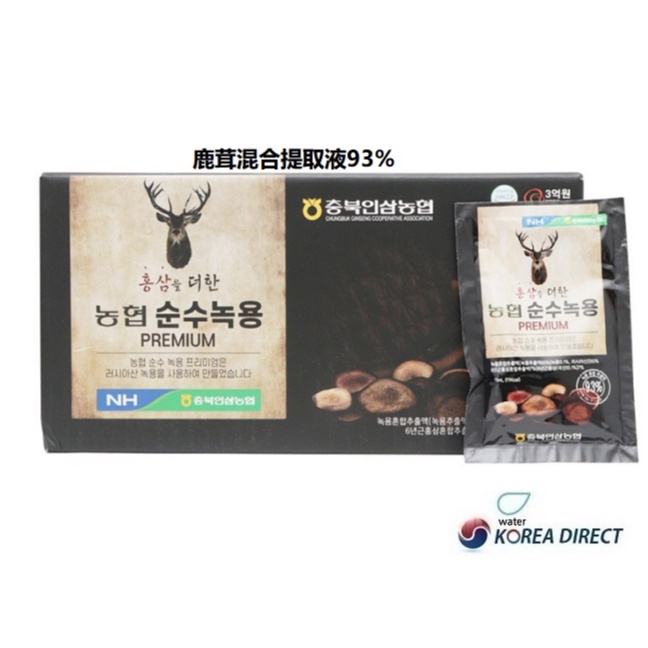 韓國 農協紅蔘 Premium鹿茸紅蔘精華液 70ml x 30包