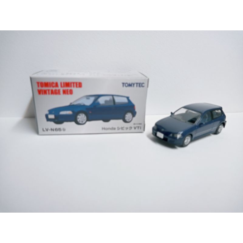 (限定下標)Tomica Tomytec TLV LV-N65b Honda CIVIC VTi 藍色