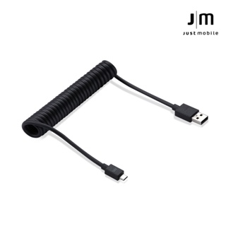 Just Mobile Micro-USB to USB 傳輸捲線 (福利品)