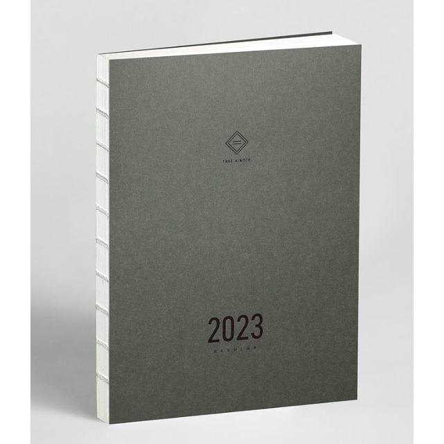 〔歸途文畫室〕Take a Note 2023 REGULAR 時效日誌+PVC書套（A5）- 中文版