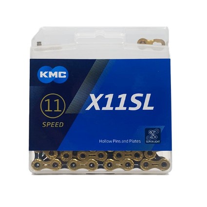 吉興單車 KMC X11SL 鈦金色鏈條 適用SHIMANO Campagnolo SRAM 及其他各類11速自行車傳動