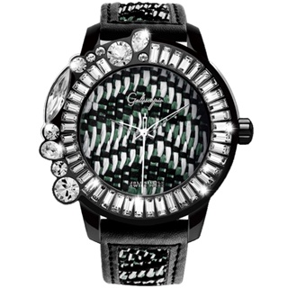 【聊聊甜甜價】Galtiscopio迦堤 祖利織夢系列 編織紋 時尚腕錶 / 49mm / JS16BS001TBGLS