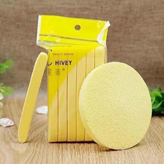 12片 Bọt biển Rửa Mặt Chivey, mút nở Rửa Mặt gói 12c