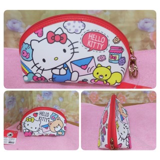 三麗鷗 正版 HELLO KITTY 凱蒂貓 雙鎖圈 船型零錢包 置物包 錢包 零錢包 G5