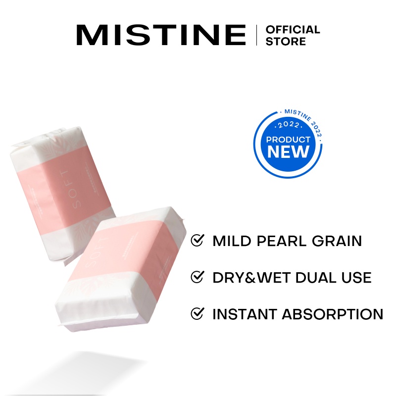 Mistine 洗臉巾 潔面巾 80pcs