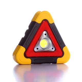 [FSY] 三角緊急警告便攜式 30W 1200LM LED 警告燈超亮戶外工作燈泛光燈露營遠足汽車維修車庫