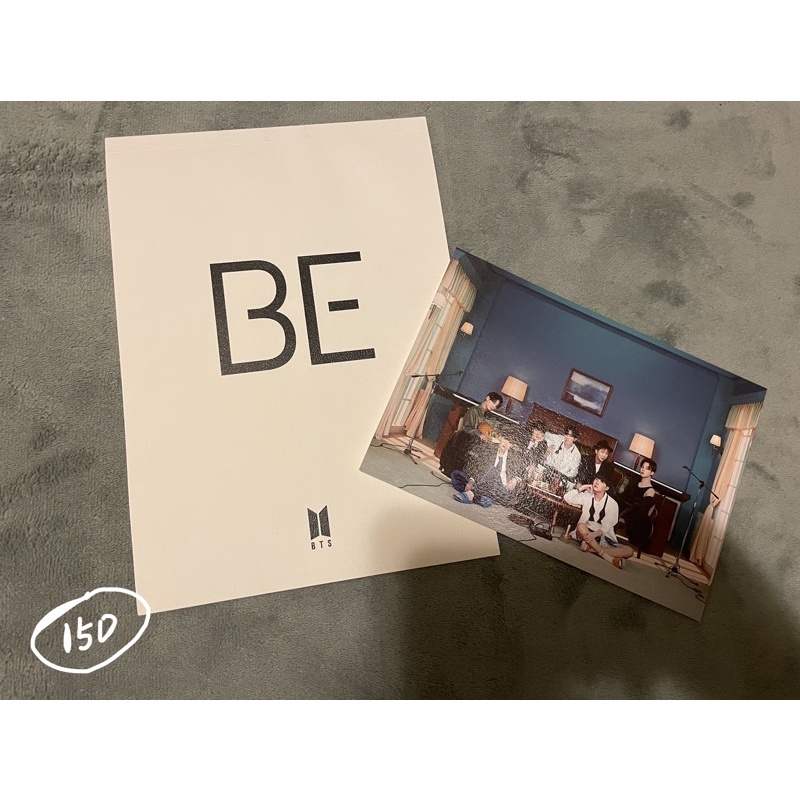 BTS防彈少年團 BE豪華版特典筆記本含明信片