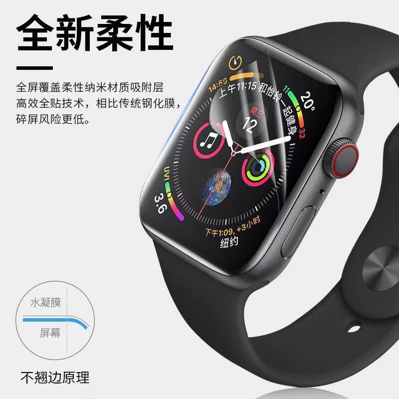 疊疊殼 隱形金剛膜 apple watch8 ultra watch 7 SE 3 4 5 6 無氣泡 軟膜 保護貼