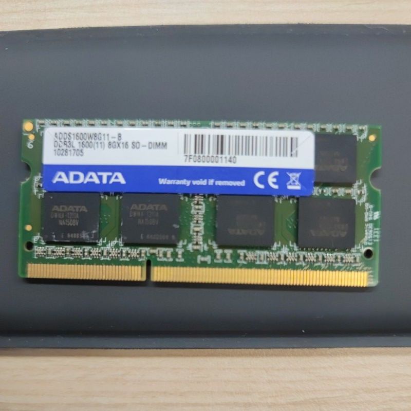 ADATA DDR3L 1600 8G 筆電 記憶體