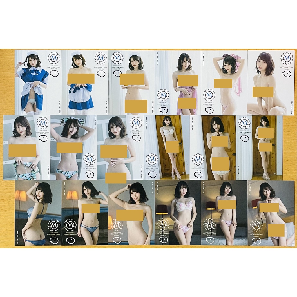 伊藤舞雪 單人一套 18張 寫真卡 2022 Juicy Honey Plus #16 MIYUKI ITO 女僕主題