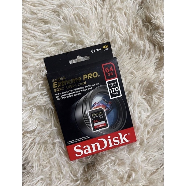 (全新)SanDisk Extreme Pro SDXC UHS-I(V30) 64GB 記憶卡